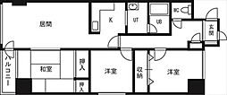 トーワ北7条 3LDKの間取図画像