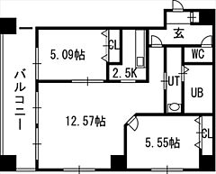 物件の間取り