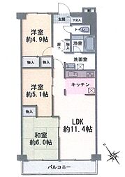 若葉台マンション〜大切なペットと一緒に暮らせるお住まい〜 3LDKの間取り