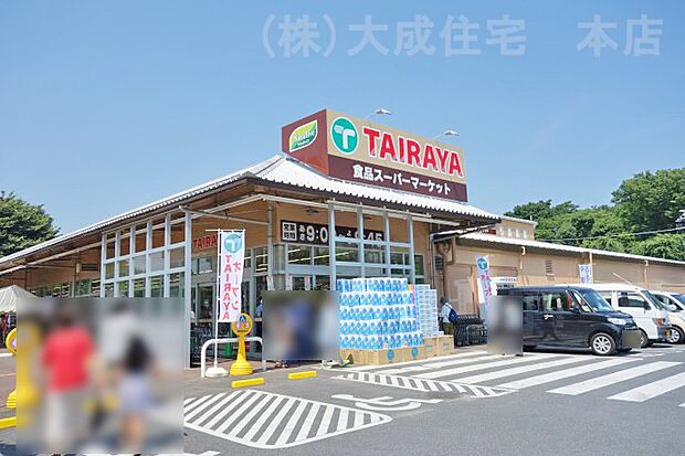 周辺環境:スーパー 500m TAIRAYA 川鶴店(徒歩7分につき 毎日のお買い物に便利です^^)