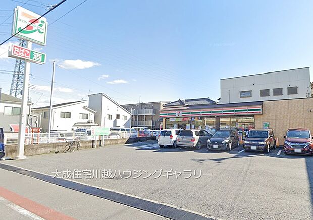 周辺環境:コンビニ 650m セブンイレブン川越仙波町2丁目店(徒歩9分につき、ちょっとしたお買い物に便利です。)