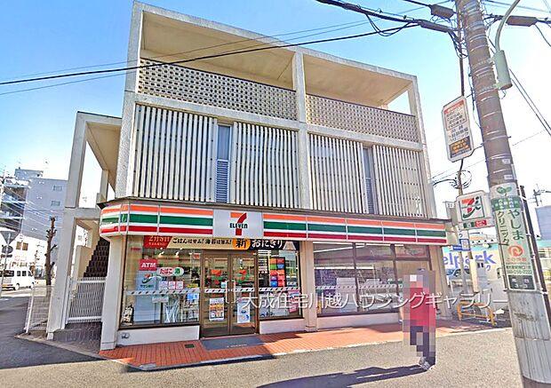 周辺環境:コンビニ 350m セブンイレブン川越南大塚駅南口店(徒歩5分につき、ちょっとしたお買い物に便利です。)