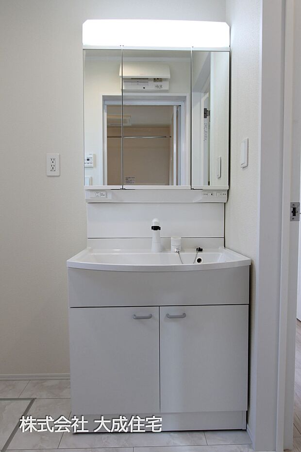 内装:洗面台　現地写真2025.8.21撮影