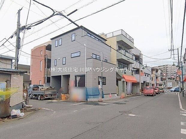 外観:前面道路ゆとりございます。　現地写真：2026.1.7撮影