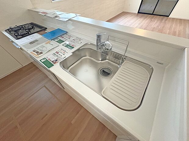 設備:シンク。 2号棟:現地写真2025.9.19撮影