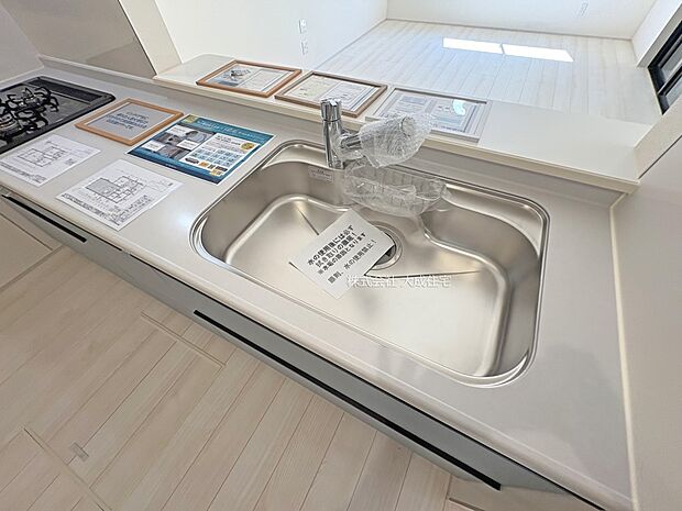 設備:シンク。 2号棟:現地写真2025.8.30撮影