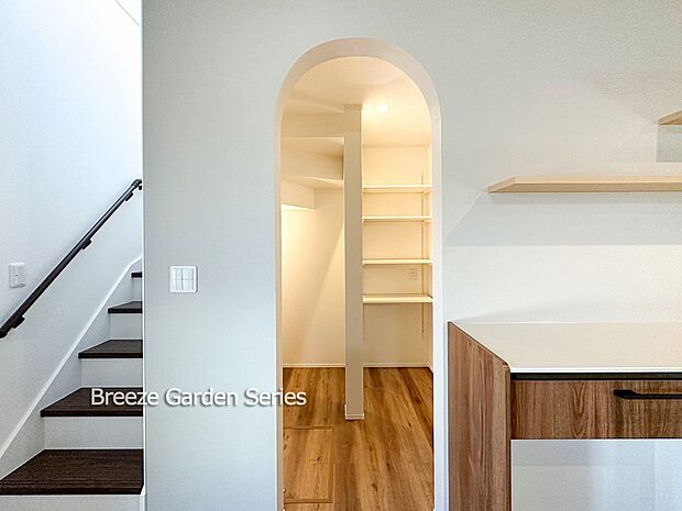 内装:建築プラン例：パントリー