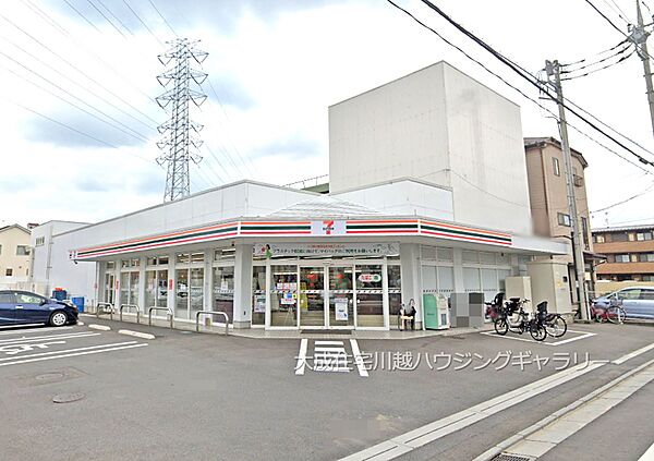 セブンイレブン川越新宿町6丁目店まで89m 徒歩2分。ちょっとしたお買い物やイベントチケットの購入にご利用いただけます。