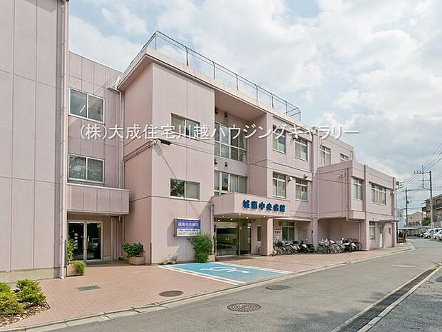 城南中央病院まで750m 徒歩10分。診療科目：内科・リハビリテーション科・放射線科