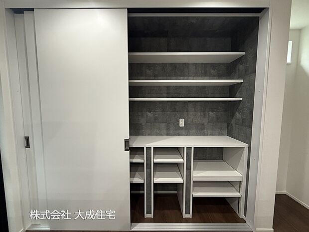 内装:造作カップボード 現地写真2025.9.19撮影