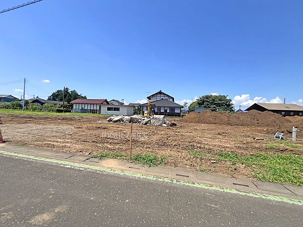 外観:3区画：広大な広さの土地！　現地写真2025.7.21撮影