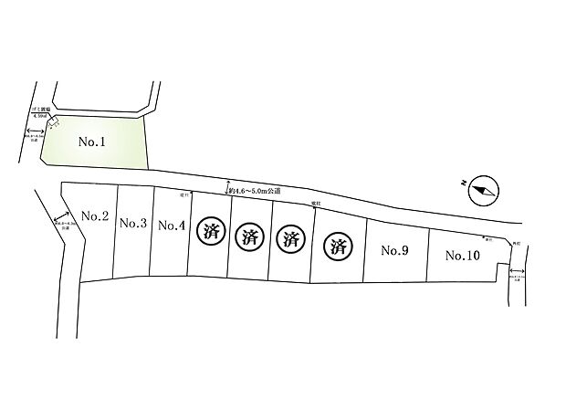 区画図:1区画:ゴミ置場:4.59m2