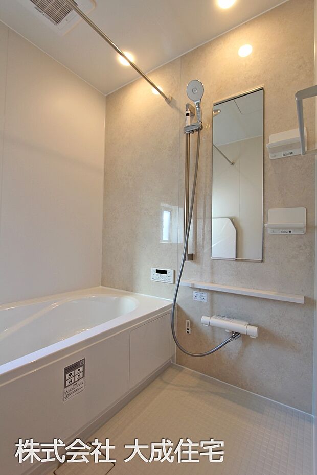 内装:5号棟：日々の疲れを癒すバスルーム　現地写真2025.10.30撮影