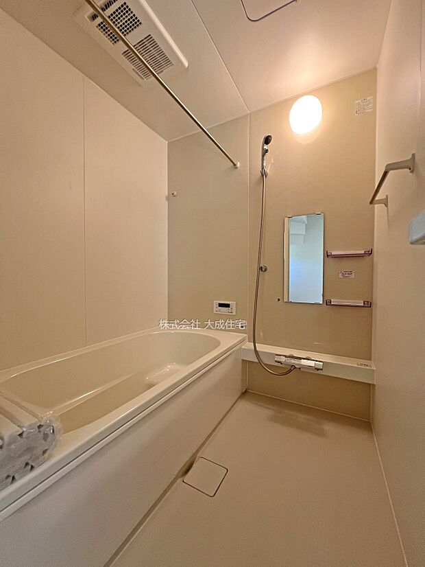 内装:1号棟:日々の疲れ癒すバスルーム 現地写真2025.11.17撮影