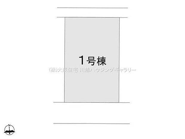 区画図:敷地50坪以上ございます！