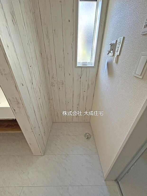 内装:ランドリースペース。　2号棟：現地写真：2025.12.5撮影