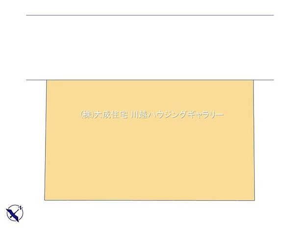 区画図:敷地を無駄なく活用可能な整った区画。