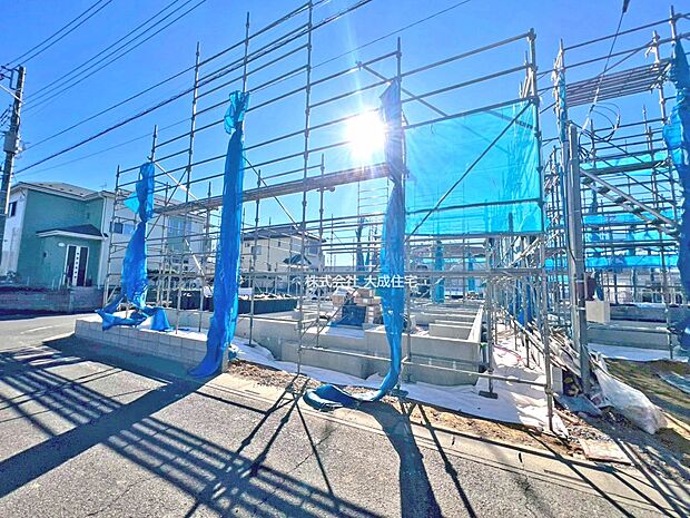 外観:2号棟：現地写真2026.1.12撮影