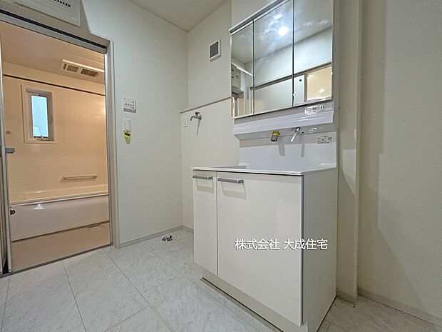 内装:脱衣室。　3号棟：現地写真2025.12.19撮影