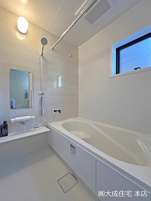 内装:2号棟:日々の疲れを癒すバスルーム 現地写真2025.11.17撮影