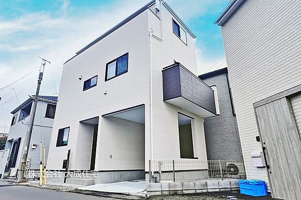 外観:1号棟：現地見学や気になる点はお気軽にお問合せ下さい。