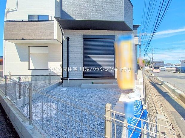 外観:2号棟:庭スペース。