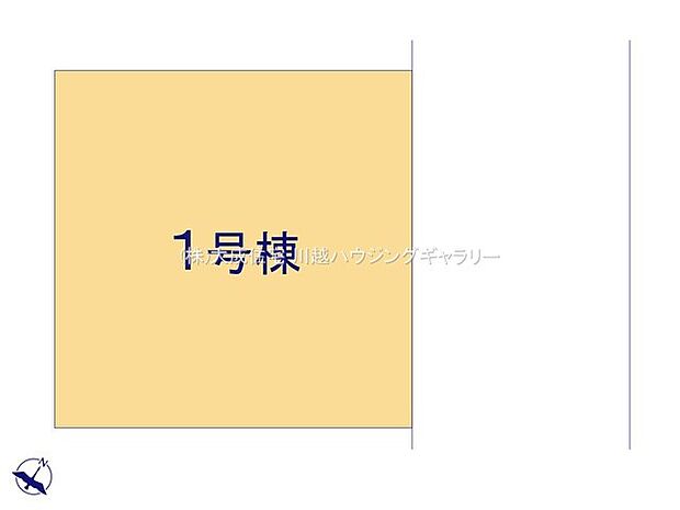 区画図:区画図：整った区画で敷地を無駄なく活用します。