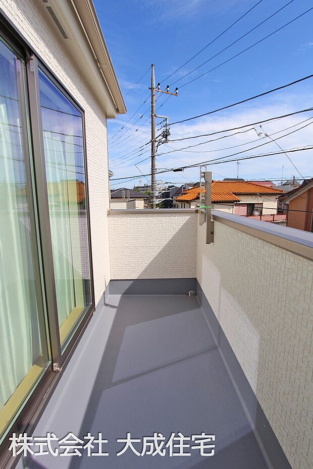 外観:1号棟:バルコニー 現地写真2025.9.25撮影