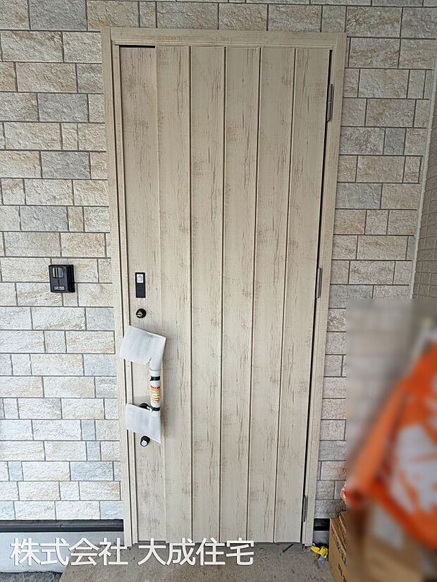 外観:玄関　現地写真2026.1.29撮影