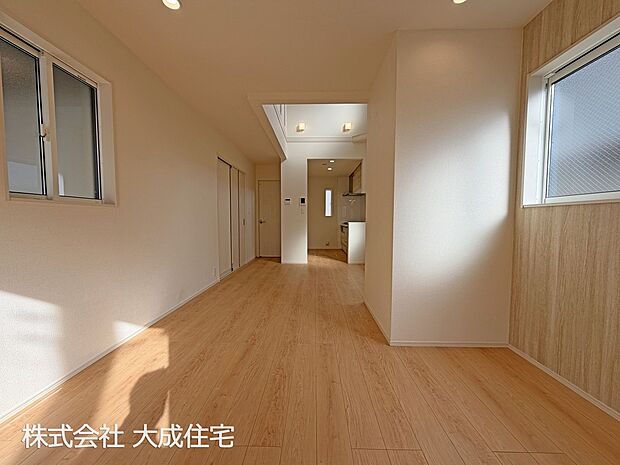 内装:ゆとりあるリビング16帖　現地写真2026.1.29撮影