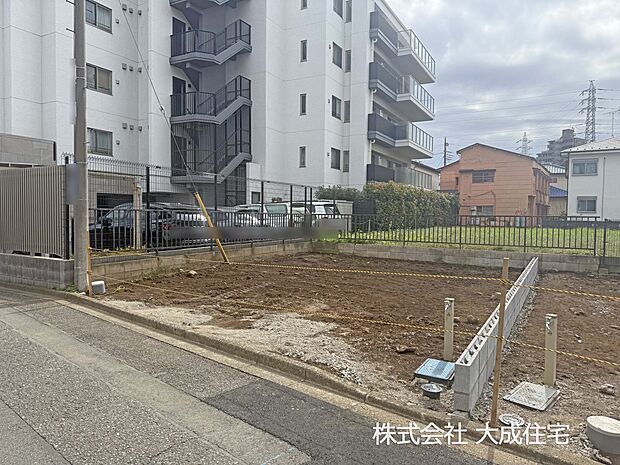 外観:A区画:通学通勤に便利な「朝霞」駅まで徒歩7分! 現地写真2025.10.24撮影