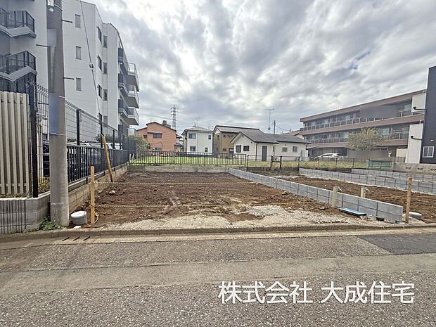 外観:A区画:周辺は落ち着きのある閑静な住宅街です! 現地写真2025.10.24撮影