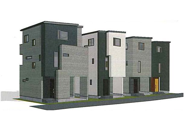 外観:完成予想パース