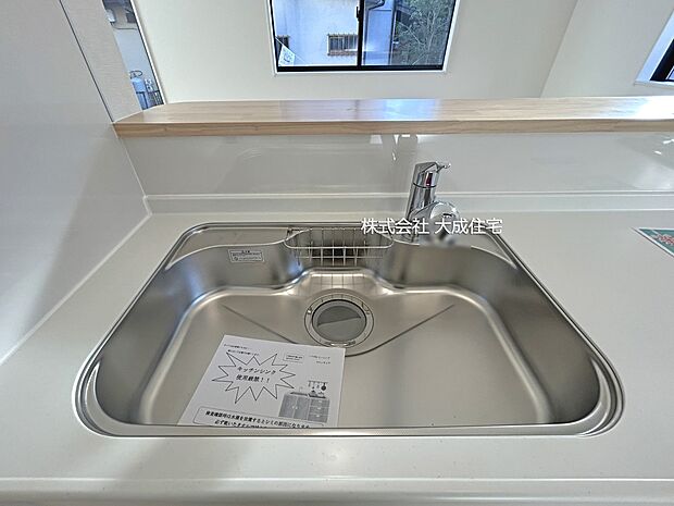 設備:シンク。　1号棟：現地写真2025.12.12撮影