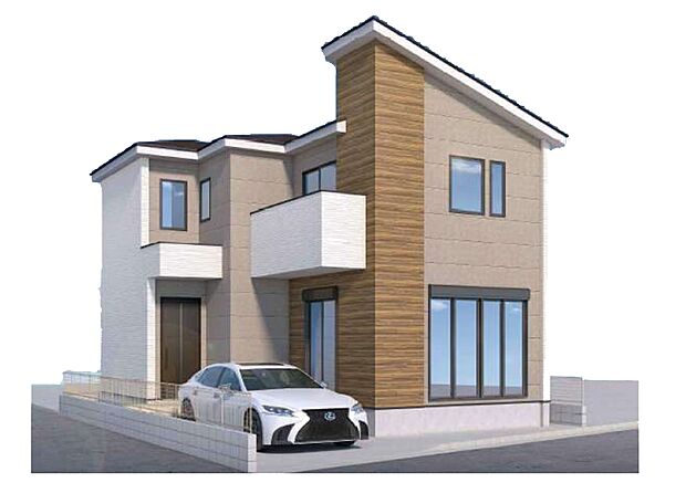 外観:完成予想パース