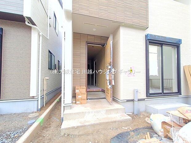 外観:玄関。 3号棟:現地写真2025.11.11撮影