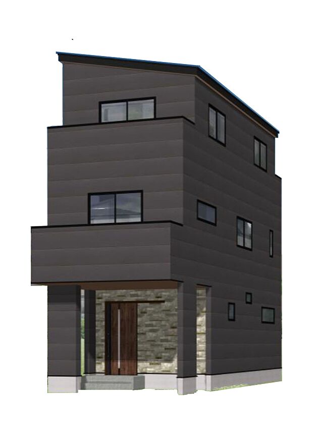 外観:完成予想パース