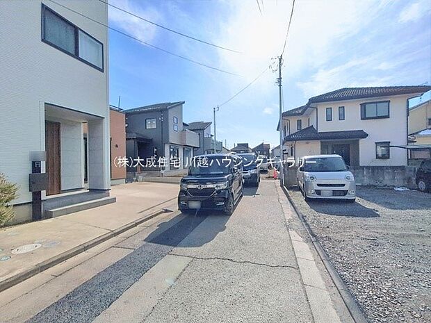 外観:前面道路は4mございます。 2号棟:現地写真2026.2.10撮影