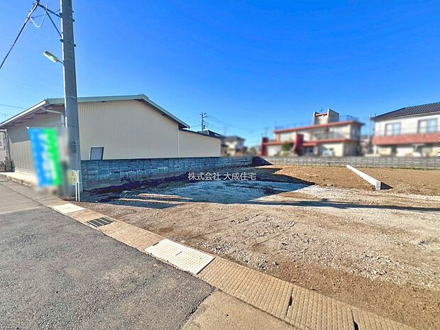 外観:1号棟:日当たり・風通し良好です! 現地写真2026.1.12撮影