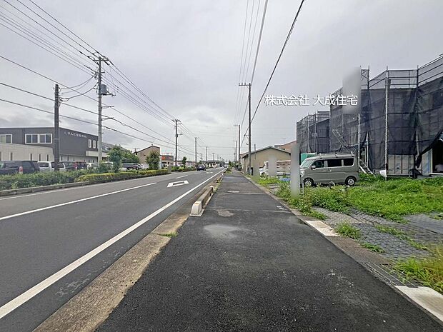 前面道路　現地写真2026.6.26撮影
