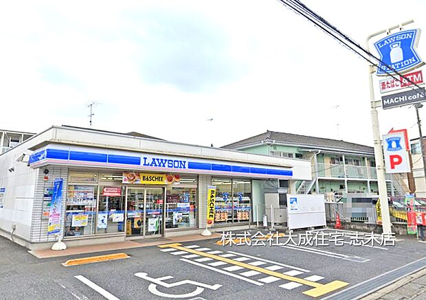 周辺環境:コンビニ 450m ローソン富士見水谷店(徒歩6分。ちょっとしたお買い物に便利です!)