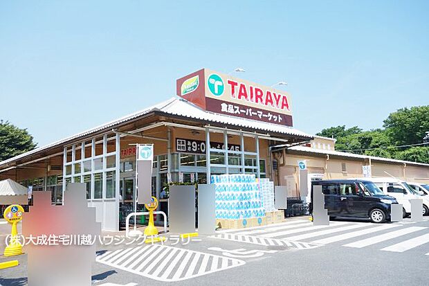 周辺環境:スーパー 550m TAIRAYA川鶴店(徒歩7分。毎日のお買い物も徒歩圏内でご利用頂けて便利です。)