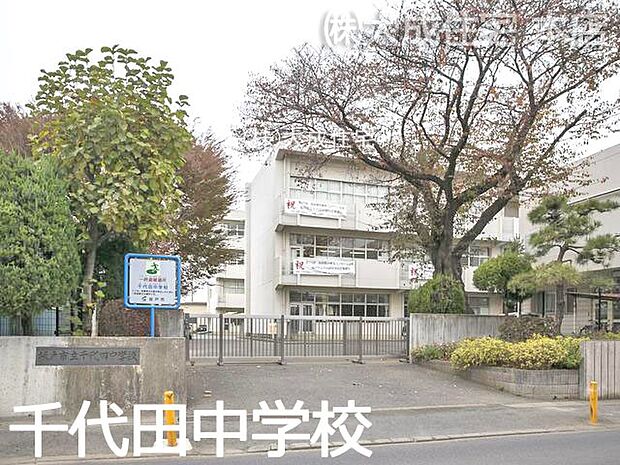 周辺環境:中学校 240m 坂戸市立千代田中学校(徒歩3分　高校受験をする生徒に対してアドバイスをくれ、親身になって教えてくれます)