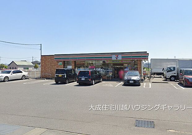 周辺環境:コンビニ 650m セブンイレブン川越今成店(徒歩9分。コンビニ支払いやイベントチケットの購入などにもご利用いただけます。)