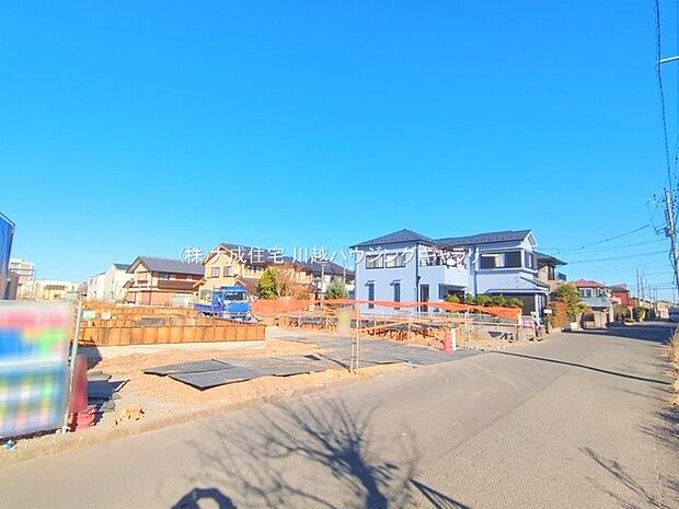 外観:前面道路6ｍございます。　3号棟：現地写真：2025.12.12撮影