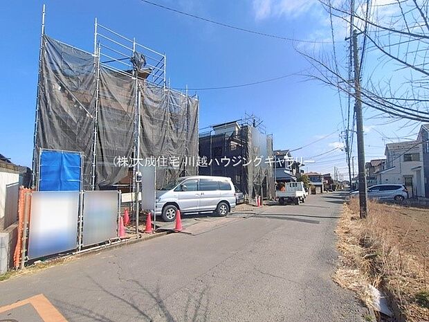 外観:前面道路6mございます。 3号棟:現地写真2026.2.18撮影