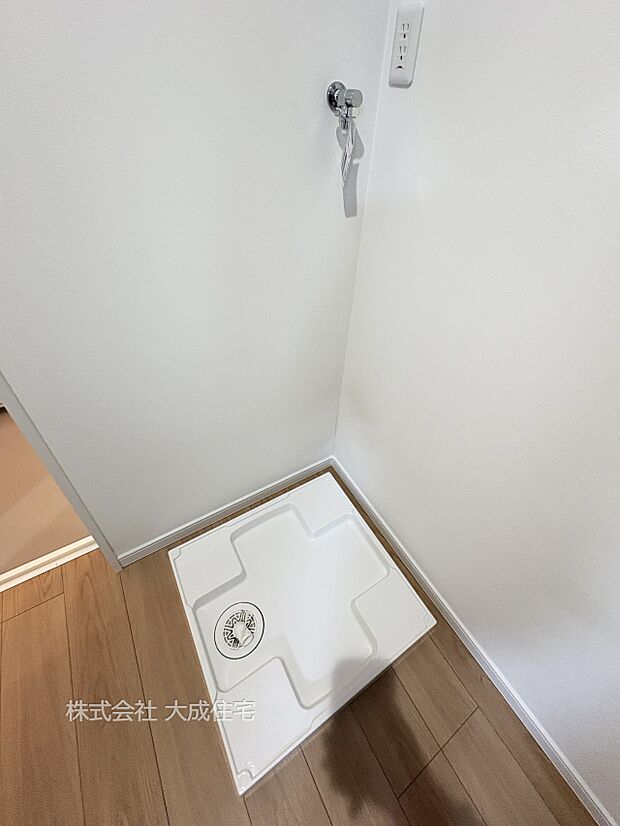 内装:ランドリースペース。 現地写真:2026.1.9撮影