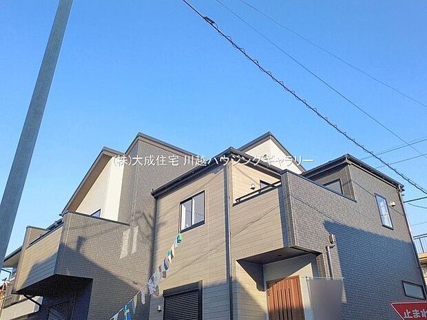 外観:南側バルコニー。　現地写真：2026.1.30撮影