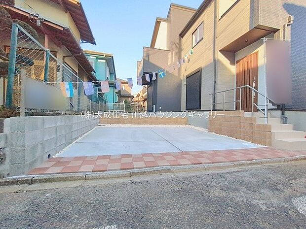 外観:並列駐車が可能です。　現地写真：2026.1.30撮影