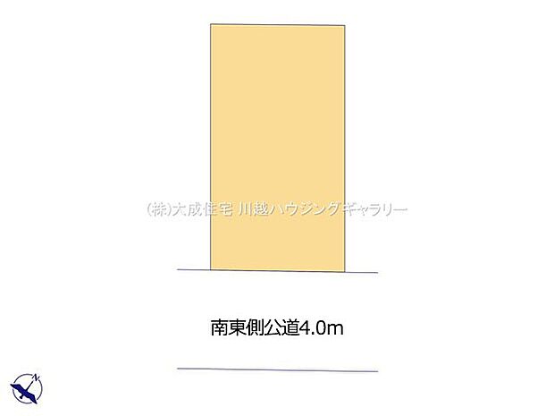 区画図:カースペース1台分ございます!(ビルトインガレージ)